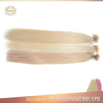 high quality 100% human hair613# color u tip hair extension keratin human hair extension